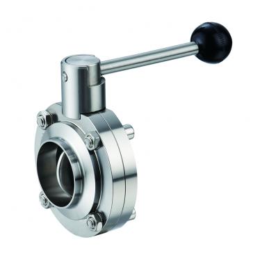Manual welding butterfly valve