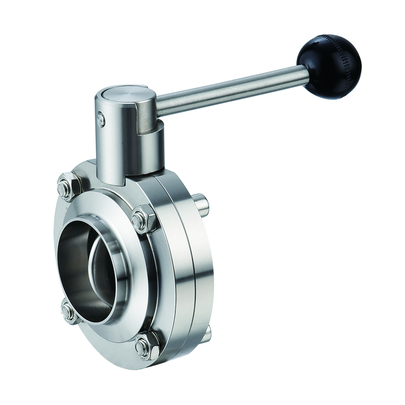 Manual welding butterfly valve
